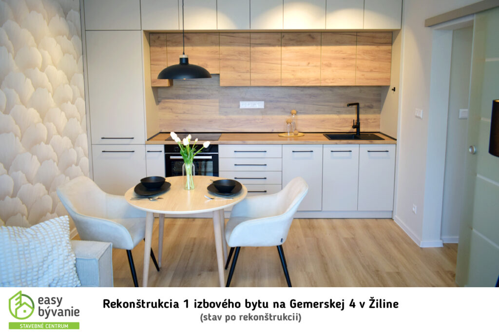 Kompletná rekonštrukcia bytu, Gemerská 4 v Žiline