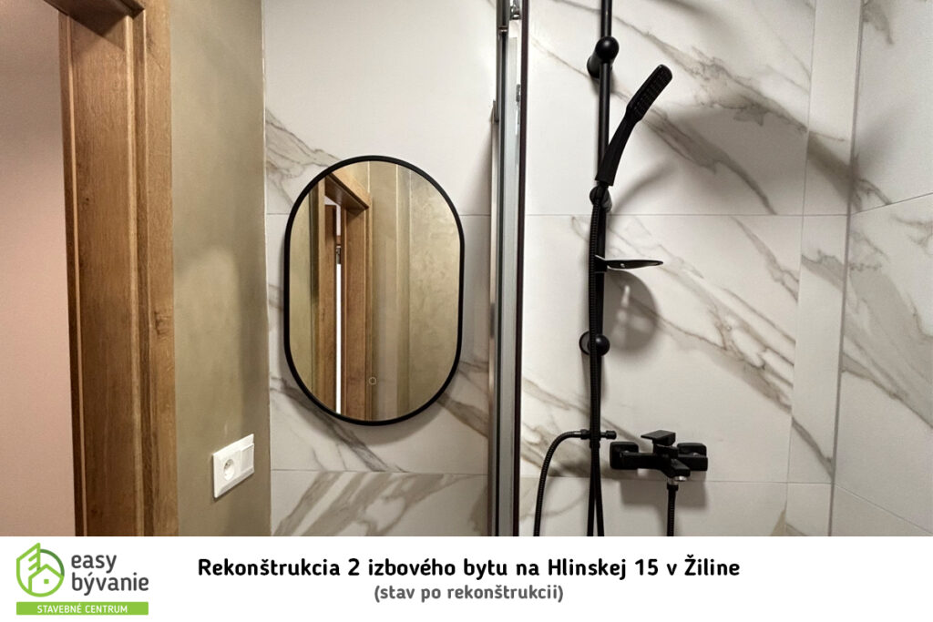 Kompletná rekonštrukcia bytu, Hlinská 15 v Žiline