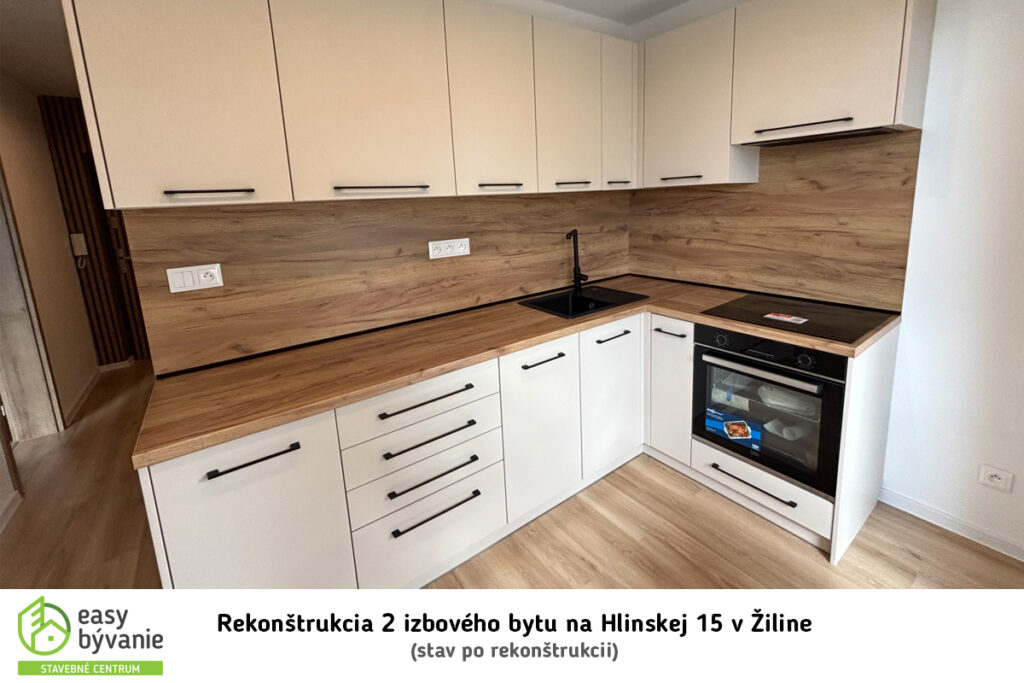 Kompletná rekonštrukcia bytu, Hlinská 15 v Žiline